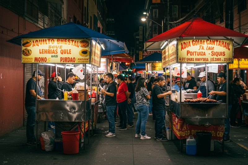 Comida de rua latina