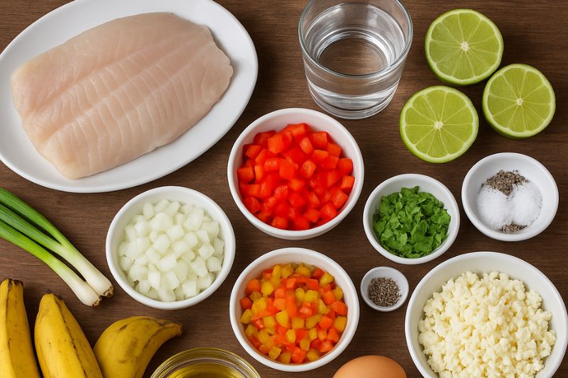 Ingredientes pastel de chucho Margariteño