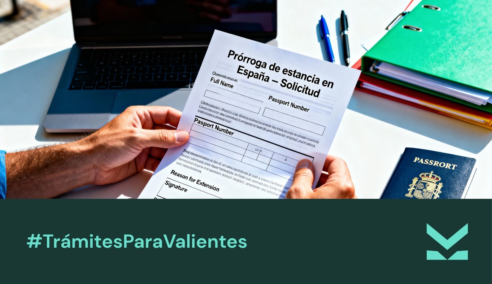 Prolongamento da estadia em Espanha