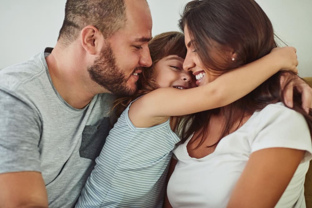 abraços em família