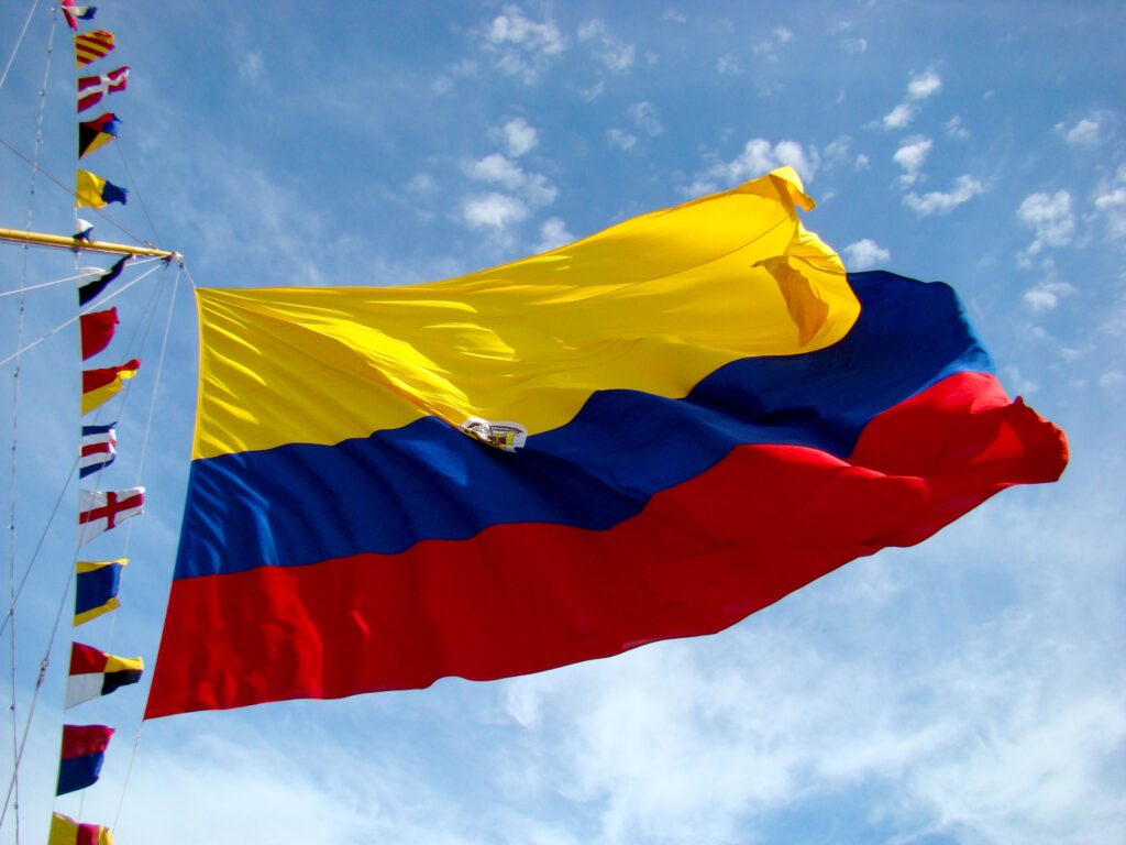 bandeira da Colômbia 